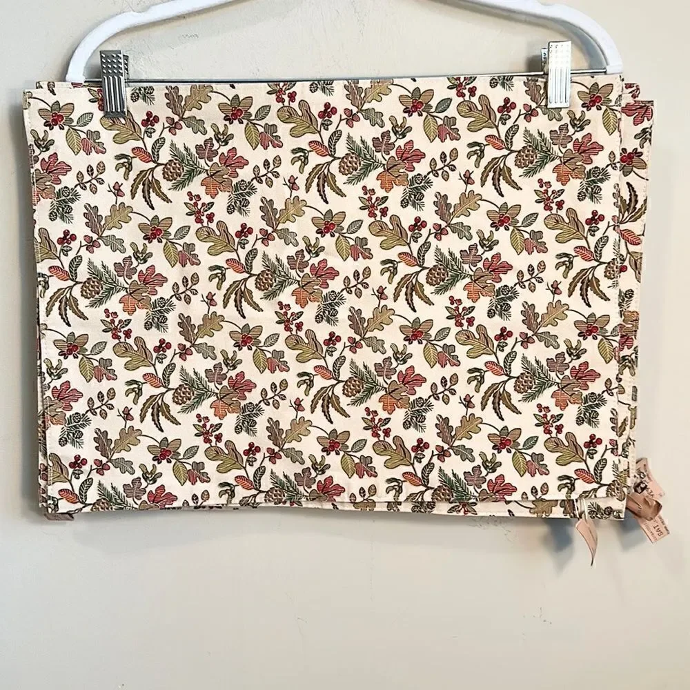 Grannycore Floral 2-sided Placemats Decor (6) 18”x13”